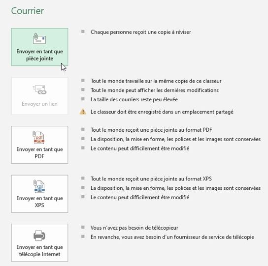 Excel formation - Envoyer un mail sans VBA - 05