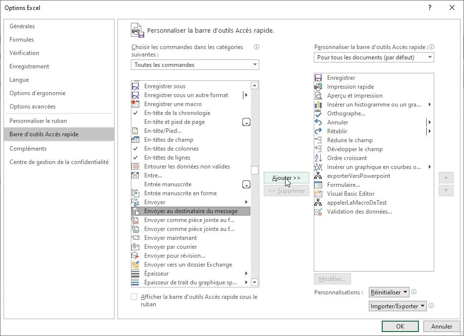 Excel formation - Envoyer un mail sans VBA - 10