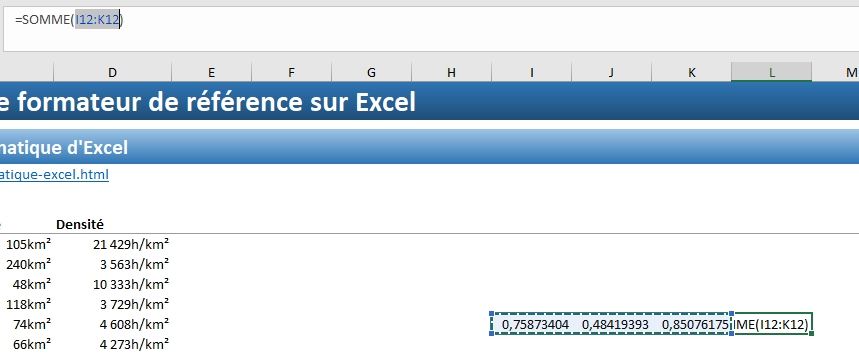 Excel formation - La somme automatique - 09