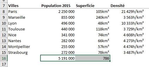 Excel formation - La somme automatique - 12