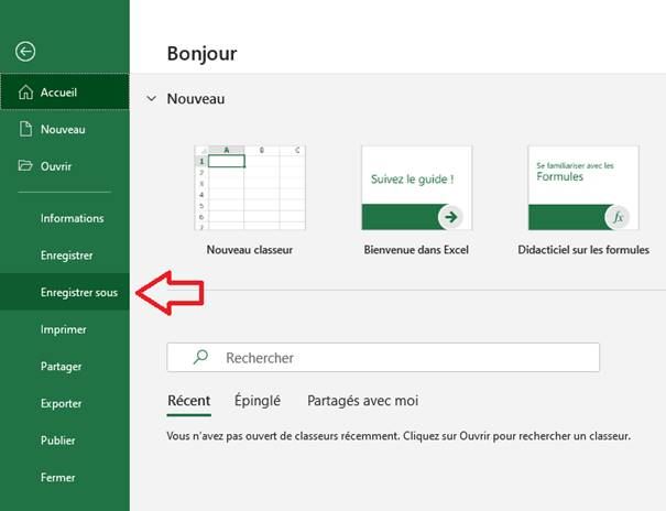 Excel formation - Les formats de fichiers - 01