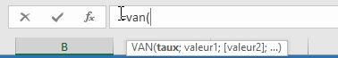 Excel formation - VAN - 02