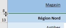 Excel formation - Afficher ou masquer des lignes sur Excel - 09