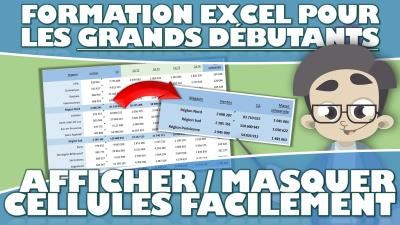Comment masquer ou afficher des cellules dans Excel – Apprendre Excel pour les débutants