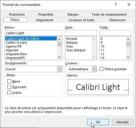 Excel formation - Créer des commentaires de pro - 07