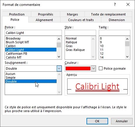 Excel formation - Créer des commentaires de pro - 09