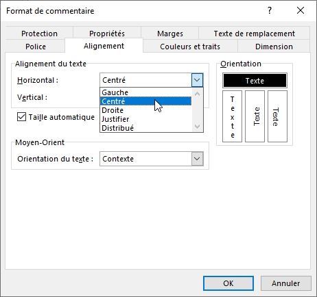 Excel formation - Créer des commentaires de pro - 13