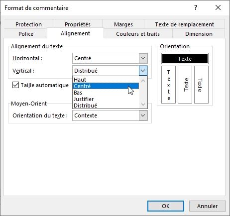 Excel formation - Créer des commentaires de pro - 14