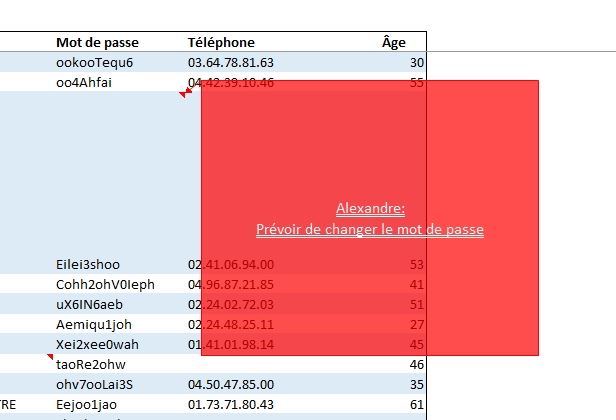 Excel formation - Créer des commentaires de pro - 27