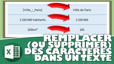 Comment modifier ou supprimer des caractères dans un texte avec la fonction SUBSTITUE d'Excel