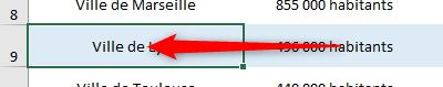 Excel formation - sélectioonner-cellules-excel - 05