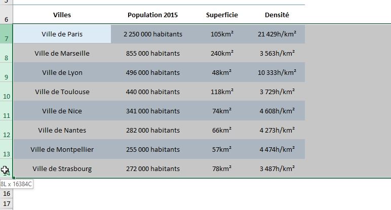 Excel formation - sélectioonner-cellules-excel - 13