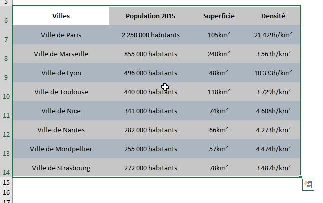 Excel formation - sélectioonner-cellules-excel - 17