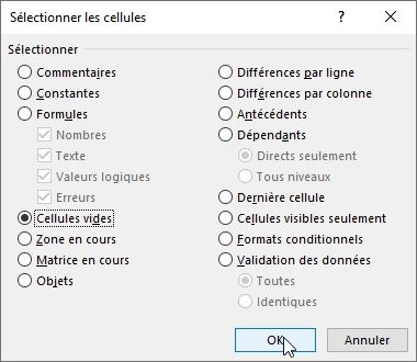 Excel formation - supprimer ligne - 14