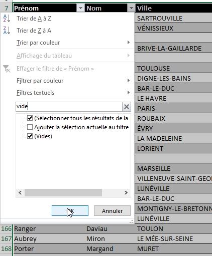 Excel formation - supprimer ligne - 18