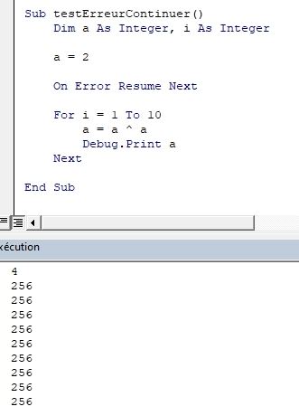 Excel formation - VBA29 Les erreurs de VBA 2 - 07