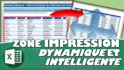 Comment créer une zone d’impression dynamique et intelligente sur Excel