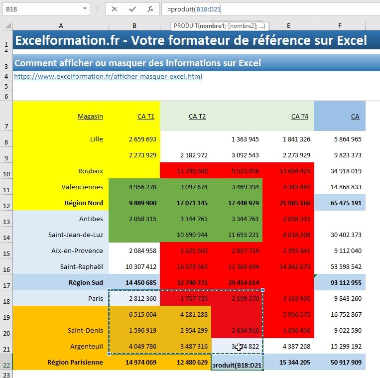 Excel formation - annuler des bêtises - 04