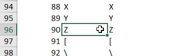 Excel formation - Tirer une lettre aléatoire - La fonction CAR - 09