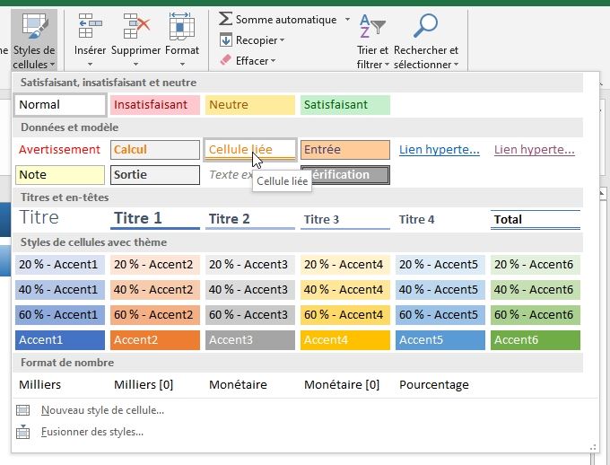 Excel formation - Utiliser les styles d'Excel - 05