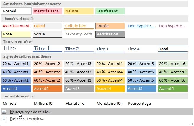 Excel formation - Utiliser les styles d'Excel - 08