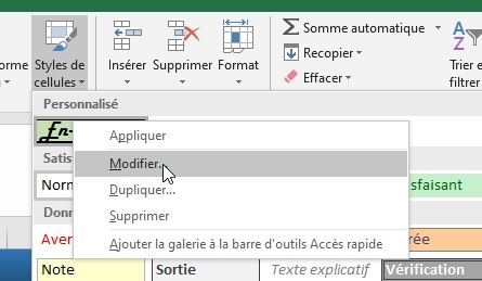 Excel formation - Utiliser les styles d'Excel - 11