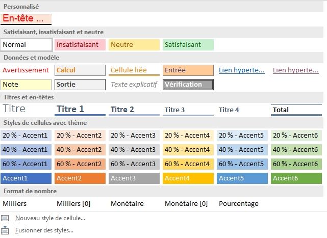 Excel formation - Utiliser les styles d'Excel - 16