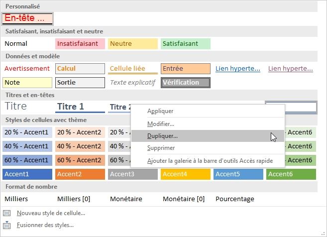 Excel formation - Utiliser les styles d'Excel - 18