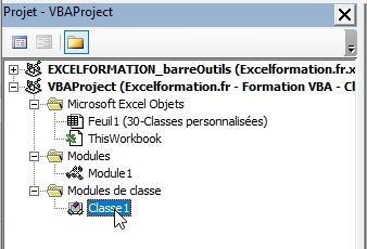 Excel formation - VBA30 les classes personnalisées - 03