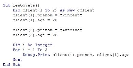 Excel formation - VBA30 les classes personnalisées - 05