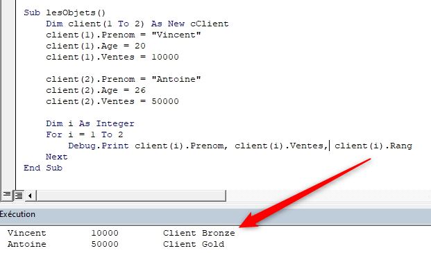 Excel formation - VBA30 les classes personnalisées - 10