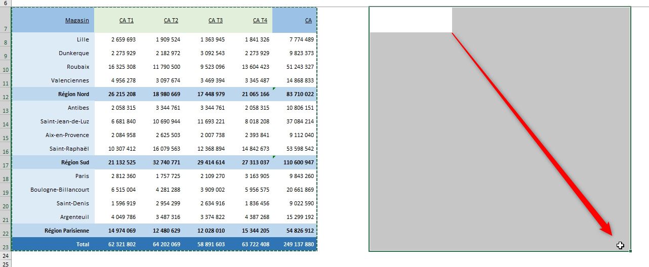 Excel formation - les options de collages avancées - 04