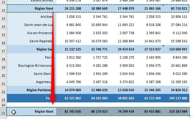 Excel formation - les options de collages avancées - 16