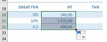 Excel formation - Calcul de TVA sur Excel - 11