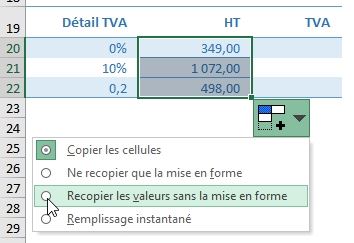Excel formation - Calcul de TVA sur Excel - 12