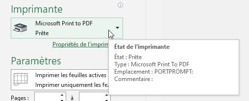 Excel formation - imprimer les feuilles de calcul - 03