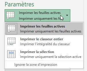 Excel formation - imprimer les feuilles de calcul - 04