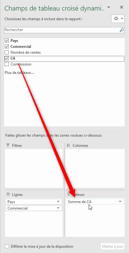 Excel formation - remplir cellules vides - 05