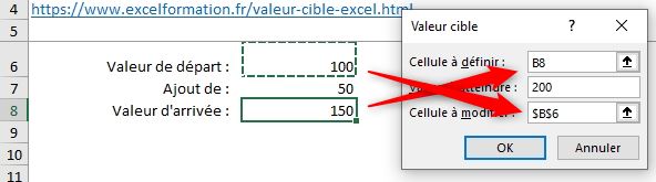 Excel formation - valeur cible excel - 06