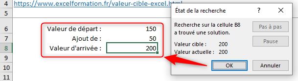 Excel formation - valeur cible excel - 08