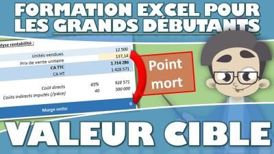 Comment utiliser la valeur cible d’Excel ?