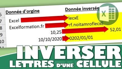 Comment écrire un texte à l’envers avec la fonction personnalisée INVERSER() en VBA Excel