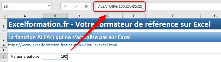 Excel formation - fonction aleanonvolatile - 04