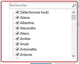 Excel formation - tri et filtre tableau de données excel - 17