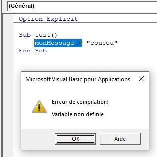 Excel formation - vba bonnes habitudess - 02