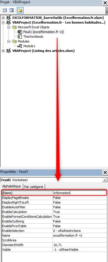 Excel formation - vba bonnes habitudess - 13