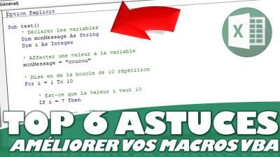 Les 6 bonnes habitudes qui facilitent le développement en VBA sur Excel