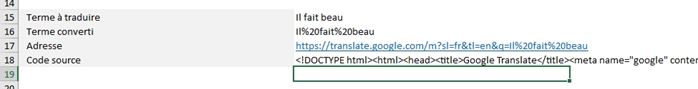 Excel formation - Excel traduction - 07