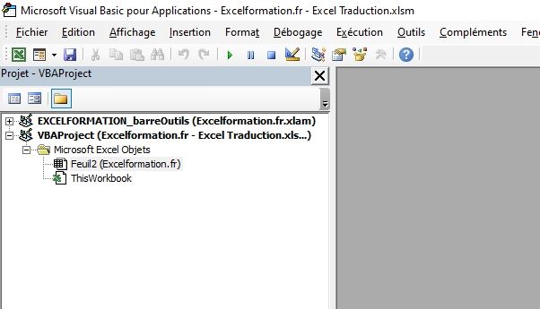 Excel formation - Excel traduction - 09