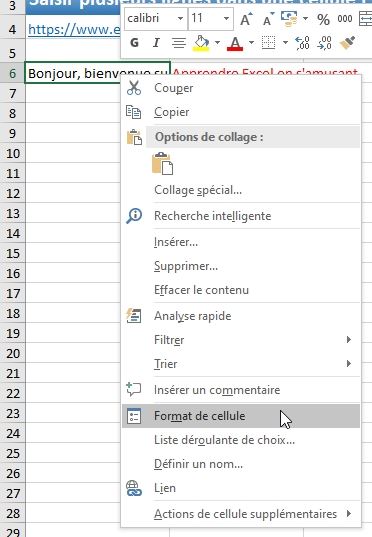 Excel formation - plusieurs lignes dans cellule excel - 07